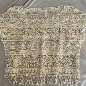 Crochet swim cover up